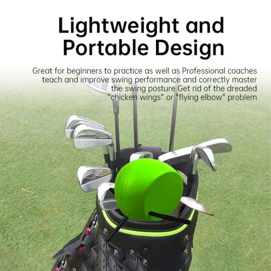 Golf Swing Trainer Hand Position Arm Posture Corrector Golf Swing Practice Connecting Ball Training Aid for Beginners