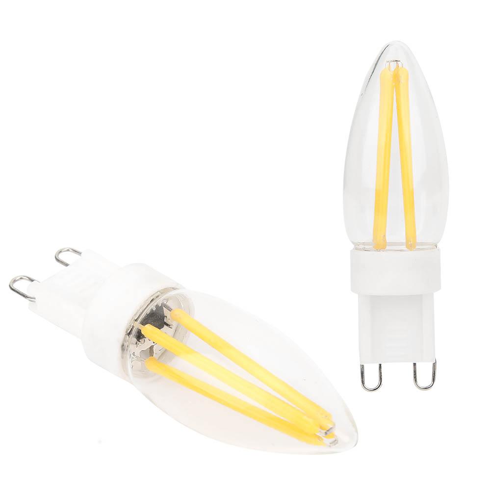 10 шт. G9 диммируемая длинная нить накаливания светодиодная лампа BiPin для домашнего автомобильного освещения 3 Вт AC220V