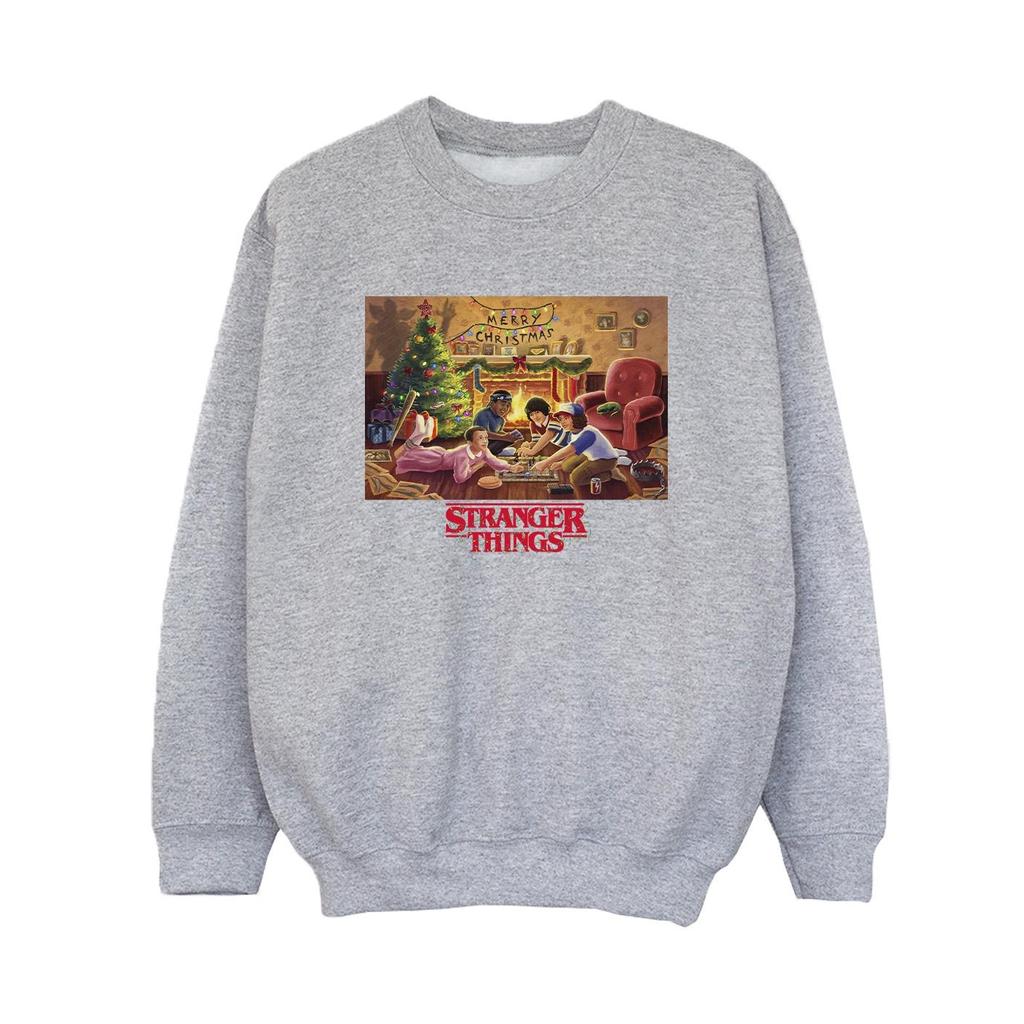 Netflix Boys Stranger Things Christmas Gathering Sweatshirt