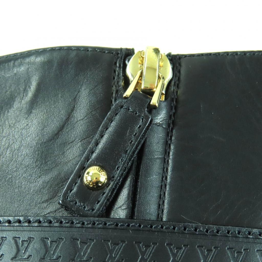 Excellent LOUIS VUITTON Ankle boots Monogram belt design leather Women 37 Used