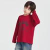 Doudoujia Boys' Cartoon Lucky Dragon Long Sleeve Cotton T-Shirt
