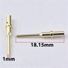 1Pcs Gold Plated Crimp Solid Terminal Connector Pin  for Connector Instrument Aviation