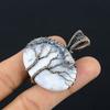 Double Tree Of Life Dendrite Opal Gemstone Copper Wire Wrap Handmade Pendant Jewelry Indian Jewelry For Her