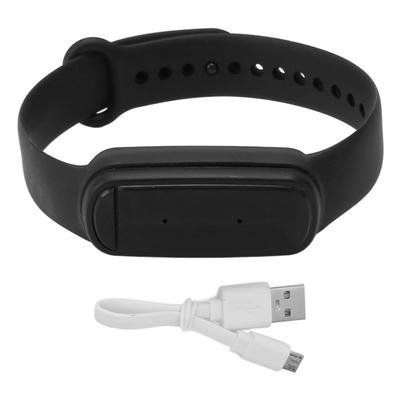 M90 Ультразвуковой отпугивающий браслет 3 режима USB перезаряжаемый отпугивающий браслет черный