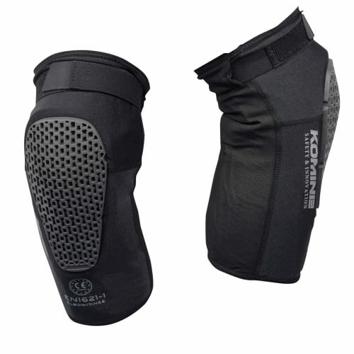 KOMINE Motorcycle Air Through CE Support Knee Guard Fit Black Free SK-827 12997 Protector CE Standard