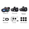 Мотоциклетный шлем Bluetooth Intercom Multi-Scene Mixed Music Sharing LCD Display FM Radio For 2 Rider 500m Intercom
