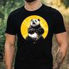 Mens Cool Panda Print Cotton TShirt Creative Pattern Print Design Short Sleeve Panda Enthusiast Gift Shirt Men Summer Tee Tops