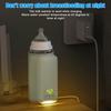 Portable Milk Heater 6000mAh Wireless Bottle Heater Fast Heating 48-Hour Warmth Retention Intelligent