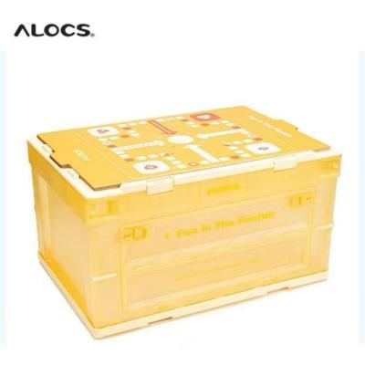 Уличный кемпинговый складной ящик для хранения 50 л, материал пищевого класса, необходимое оборудование для кемпинга, самостоятельных поездок и пикника