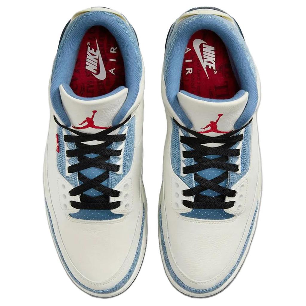 Air Jordan 3 Retro All-Star Unisex Sneakers Cream Denim Sail-Gym-Red-Ocean-Fog IR0912-400