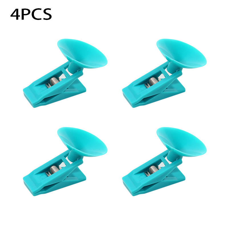 4Pcs Car Ticket Holder Suction Cup Clip for Sun Visor Card Note Fastener Eyeglass Clip for Auto Interior Organizer