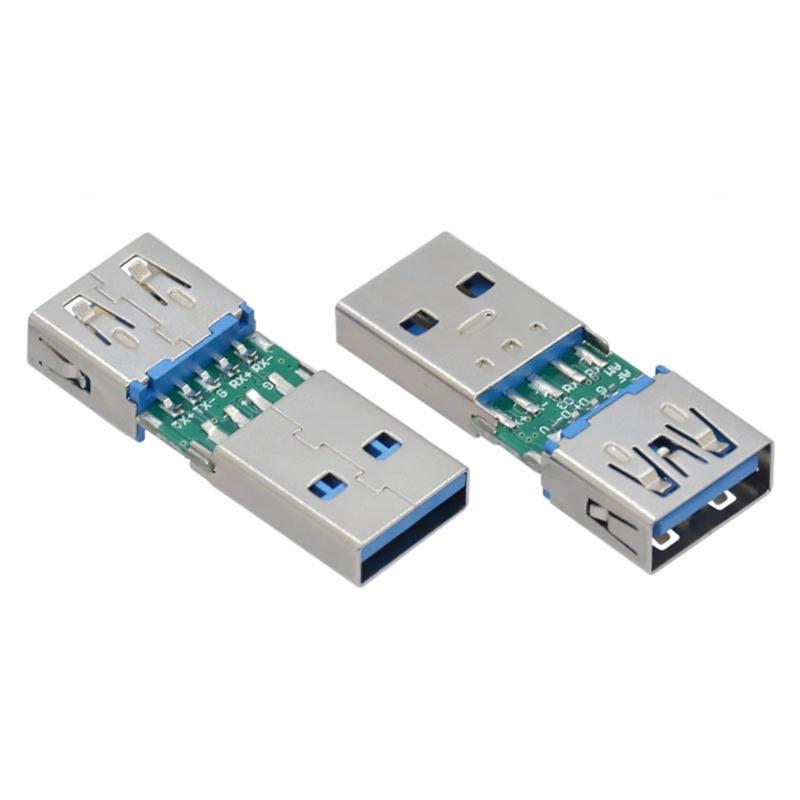 Адаптер-конвертер USB 3.0 папа-мама для передачи данных и зарядки Широкая совместимость с USB-устройствами