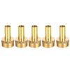 5 Pcs Brass Barb Connector Male Thread Water Pipe Connector Hose Connector G12 To 10mm