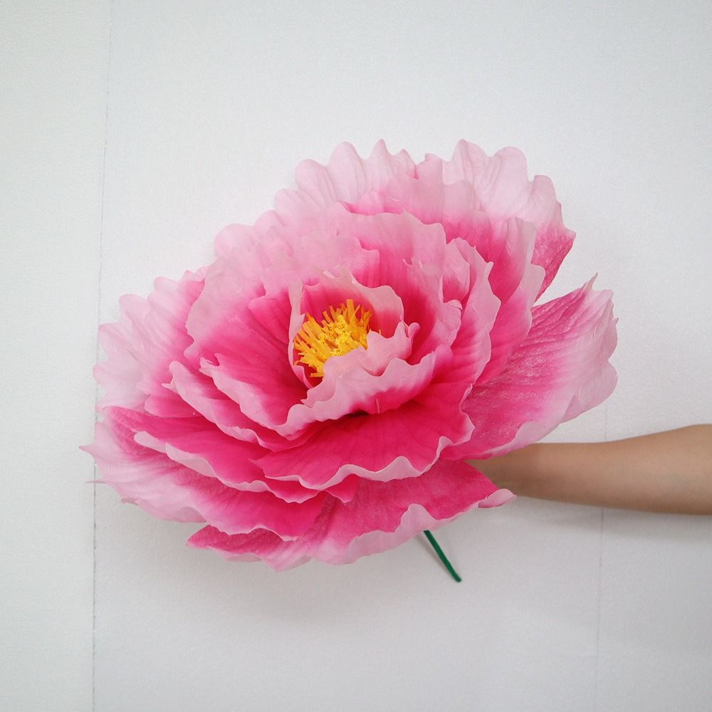 50cm Simulated Peonies Large Size Decorative Flowers Garden Decoration Artificial Design Non-woven Fabric Peony Flower