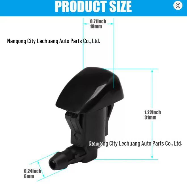Веерообразная форсунка омывателя лобового стекла Toyota Corolla/Tundra/Sienna 85381AE020