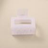 8.5CM x 10.5CM Rectangular Matte PS Hair Clip - Simple Shark Hair Accessory