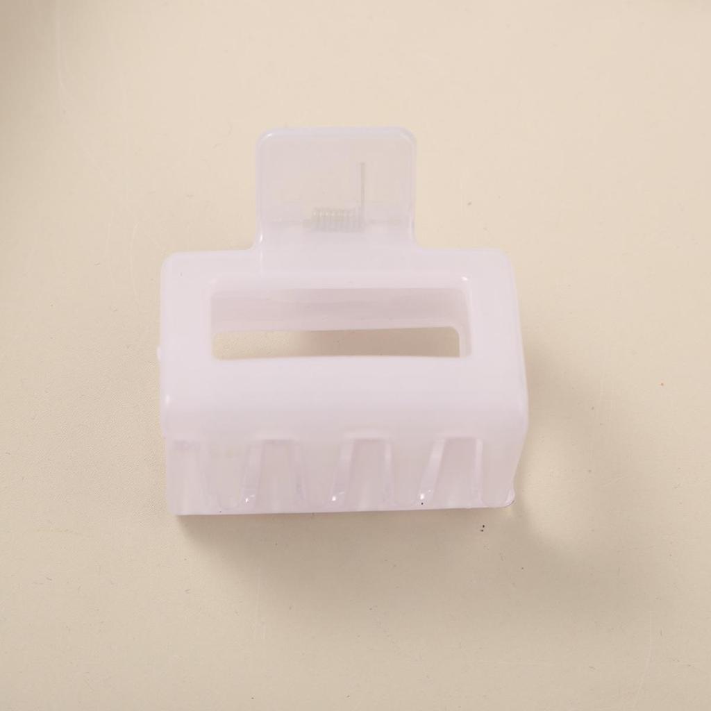 8.5CM x 10.5CM Rectangular Matte PS Hair Clip - Simple Shark Hair Accessory