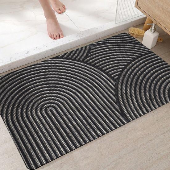 Коврик для ванной комнаты Быстро впитывающий воду Быстросохнущий Противоскользящий Коврик для ванной Высокой плотности Многоцелевой