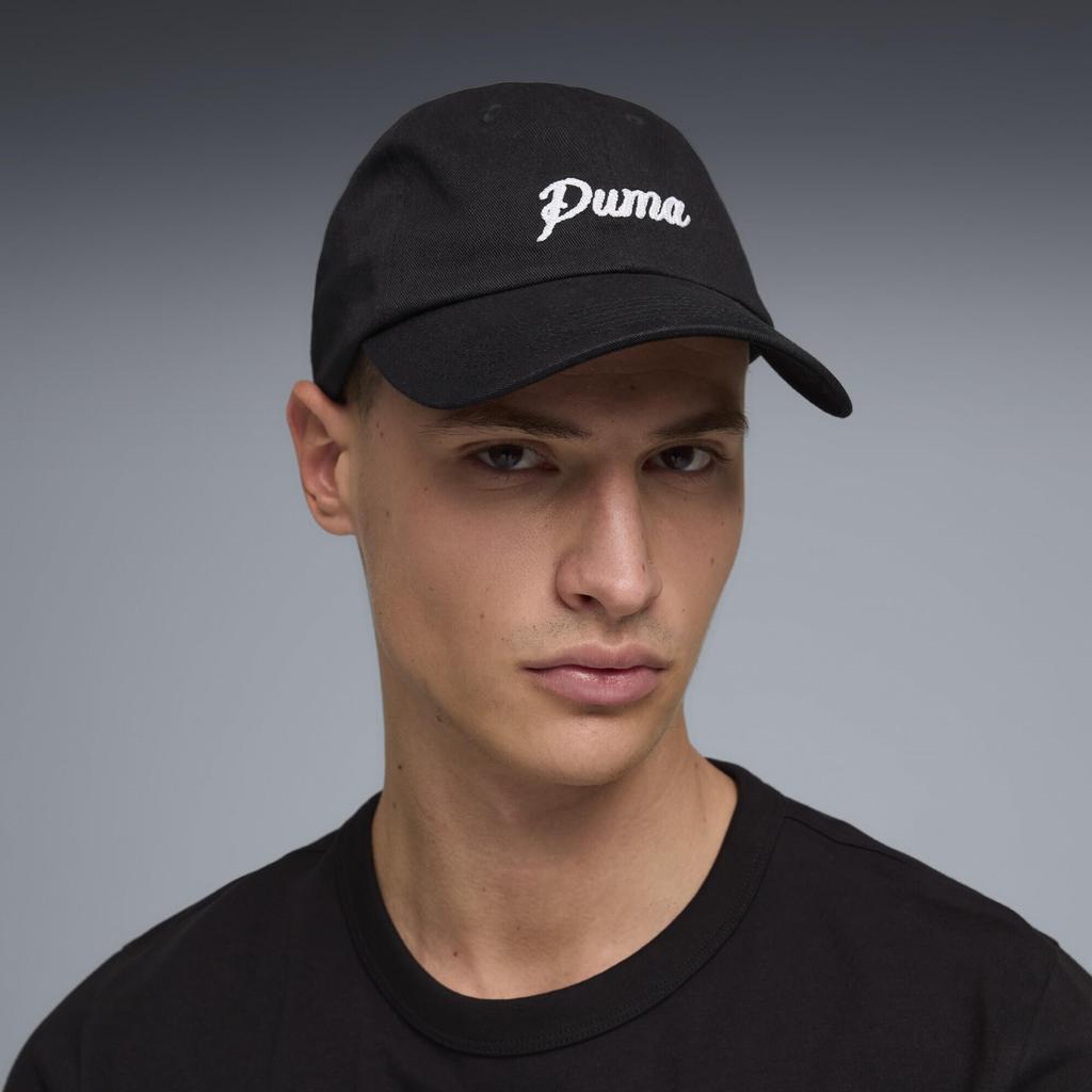Хлопковая Бейсболка ESS SCRIPT Dad Cap 027039 Черный [Puma] (01)