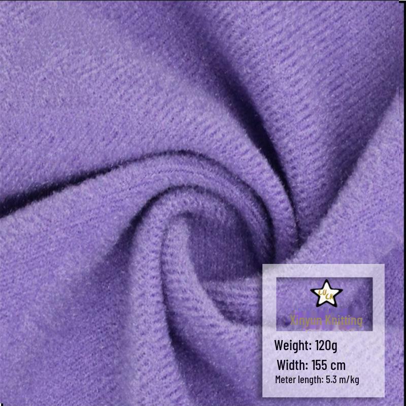 110 г однотонная трикотажная бархатная ткань с петлями для дивана, обуви, шляп и карманов