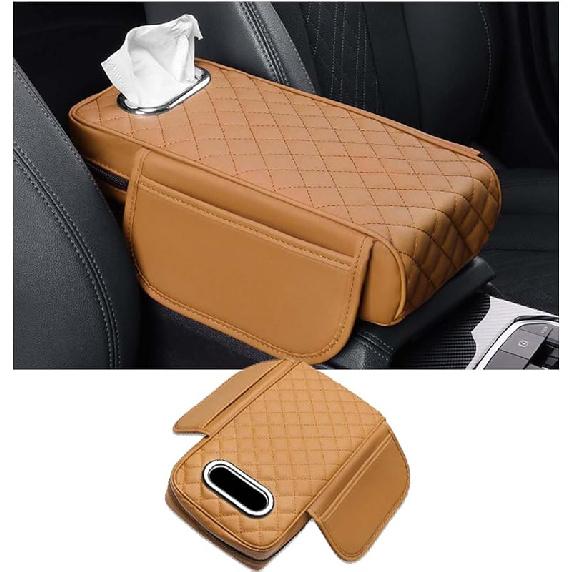 Подлокотник из пеноматериала с эффектом памяти для Volkswagen VW Taigo Touran Tiguan CC Beetle Passat Jetta B6 B7 B8, чехлы на центральную консоль с отделением для салфеток и