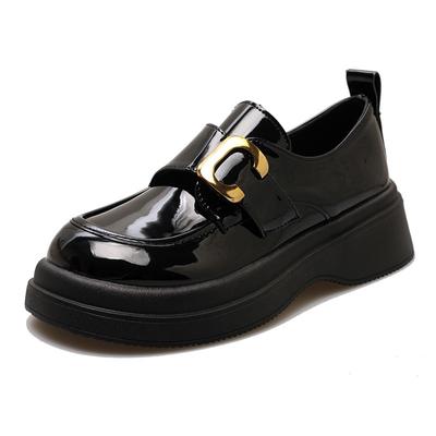 Весенние женские лоферы на платформе, модные женские элегантные туфли без шнуровки на платформе, туфли Мэри Джейн в британском стиле