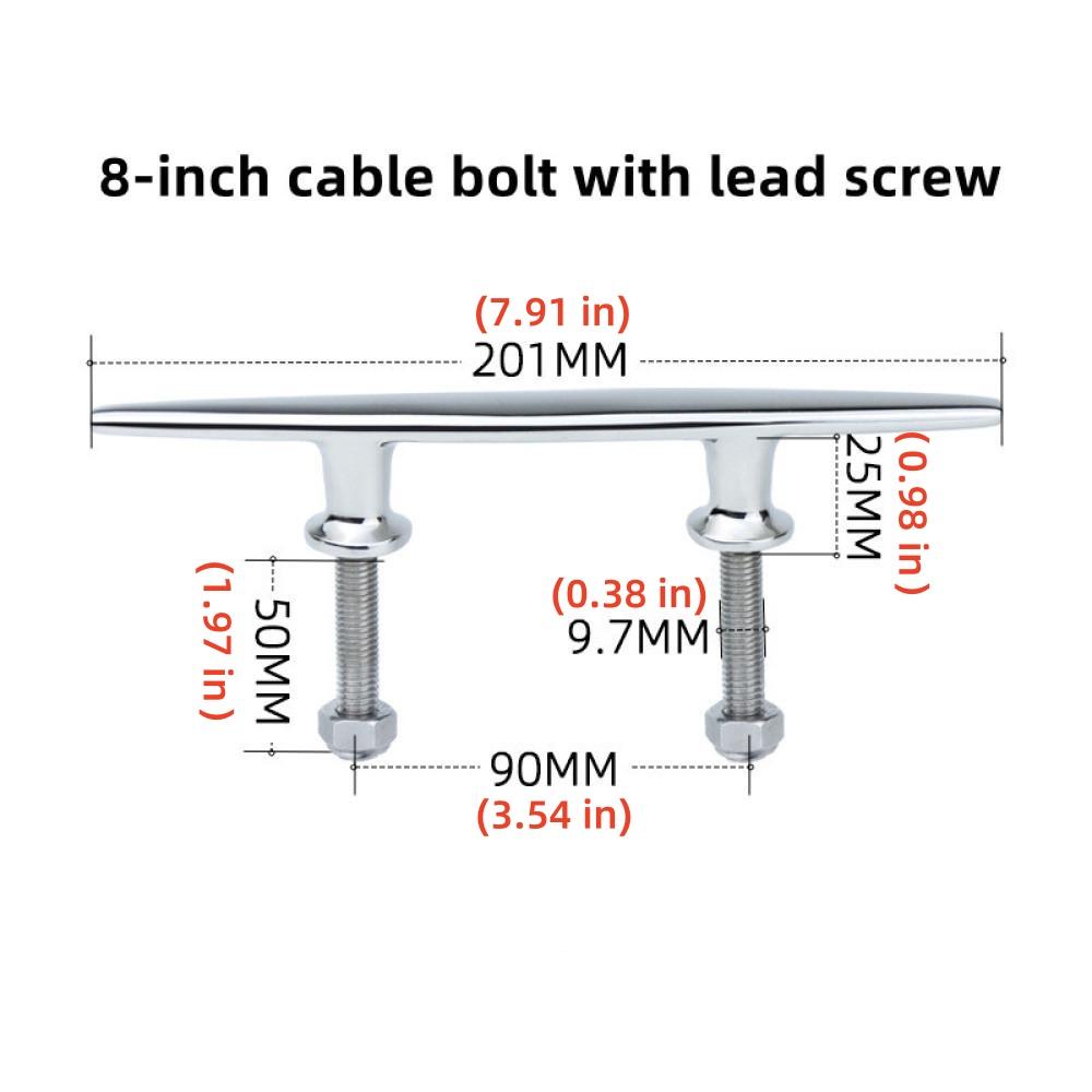 Такелажная гайка с проволочным прутком 316 нержавеющая сталь морская фурнитура яхтенные принадлежности бараний рог скоростной катер такелажная гайка кнехт