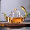 Жаростойкий стеклянный чайник, утолщенный заварочный чайник, чайник для цветов, чайный сервиз, офисное утолщенное стекло