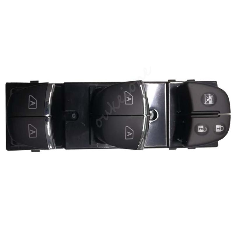 25401-3TA5A For Nissan Sentra Front Left Master Driver Side Electric Power Window Switch Lifter Control Button With 4 AUTO