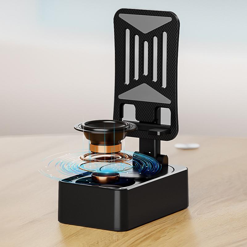 Подставка для мобильного телефона с Bluetooth-совместимым динамиком, регулируемая, портативная, настольная, складная, для прямых трансляций, ленивая, противоскользящая