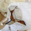 Soft 100% Cotton Square Scarf Neck Head Polka Dot Paisley Print Breathable Lightweight Accessory