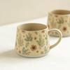 Французская керамическая чашка высокая ценность ручная работа изысканная кофейная чашка большая вместимость чашка для завтрака бытовая чашка чашка для воды чашка для чая