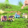 Micro-landscape Rural VillasSmall Houses House Decoration Accessories Moss and Succulent Landscaping Small Ornaments