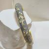 Extra Width Enamel Bangle 1cm Colorful Enamel Bangle Five Leaves Enamel Bracelet  Souvenir Gift