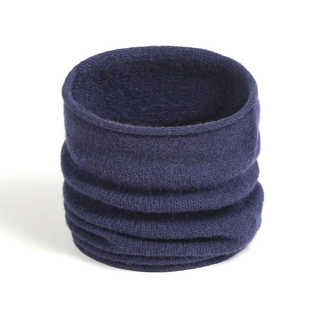 Вязаная спортивная бандана однотонная грелка для шеи теплая защита шеи велосипедный шарф лыжный