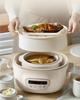 220V  2.5L Slow Cooker Baby Supplement Machine Mini Bird's Nest Stew Pot White Porcelain Waterproof Stew Pot