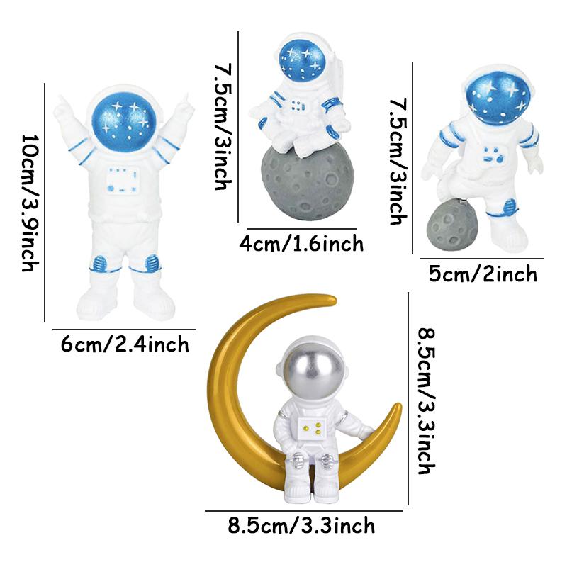 Топпер для торта Космос Дети Детский Декор для вечеринки по случаю дня рождения Украшение для тортов Астронавт Космонавт Вселенная Украшение для торта на день рождения