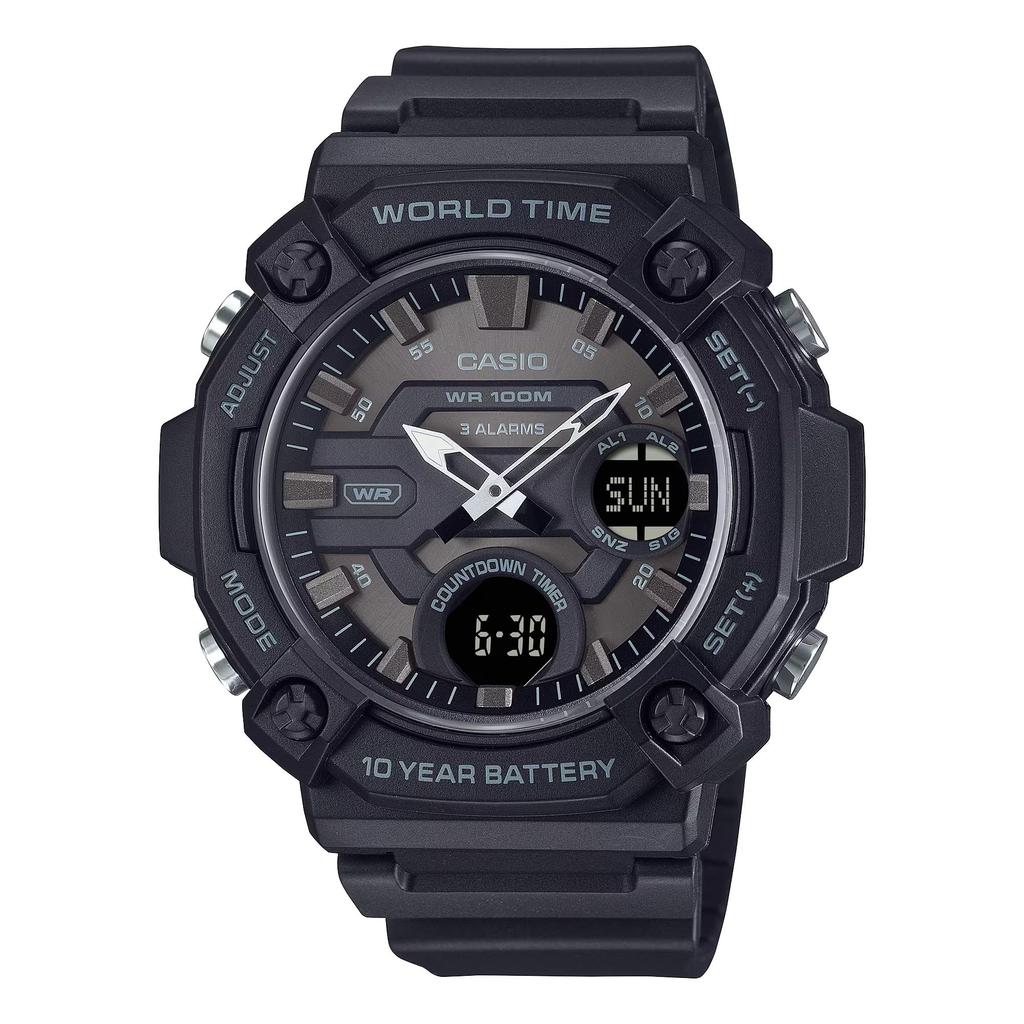 Casio AD285 Black Watch AEQ-120W-1BVDF Men's
