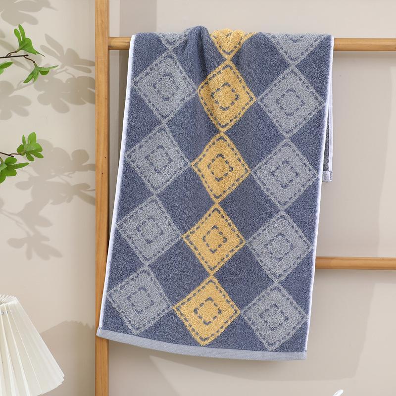 Cotton Towel Thickened Jacquard Soft Absorbent Adult Household Polyester Cotton Towel Quick Drying Towel Cotton Children's Face Towel