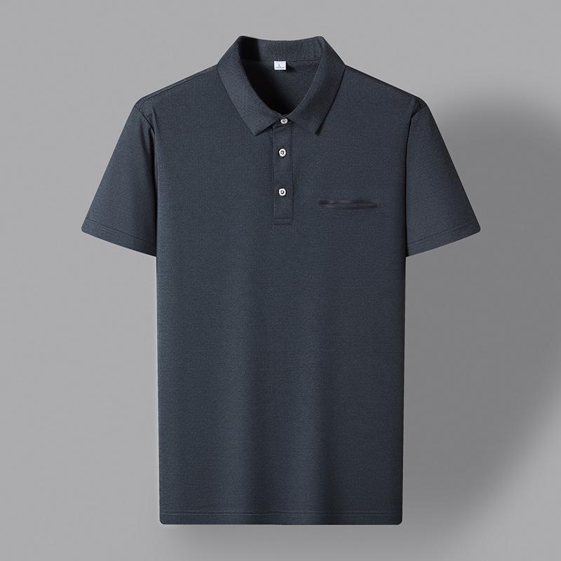 Men's Short-sleeve Sports Set, Summer Ice Silk Quick-dry, Middle-aged & Elderly Father's Day Casual Wear