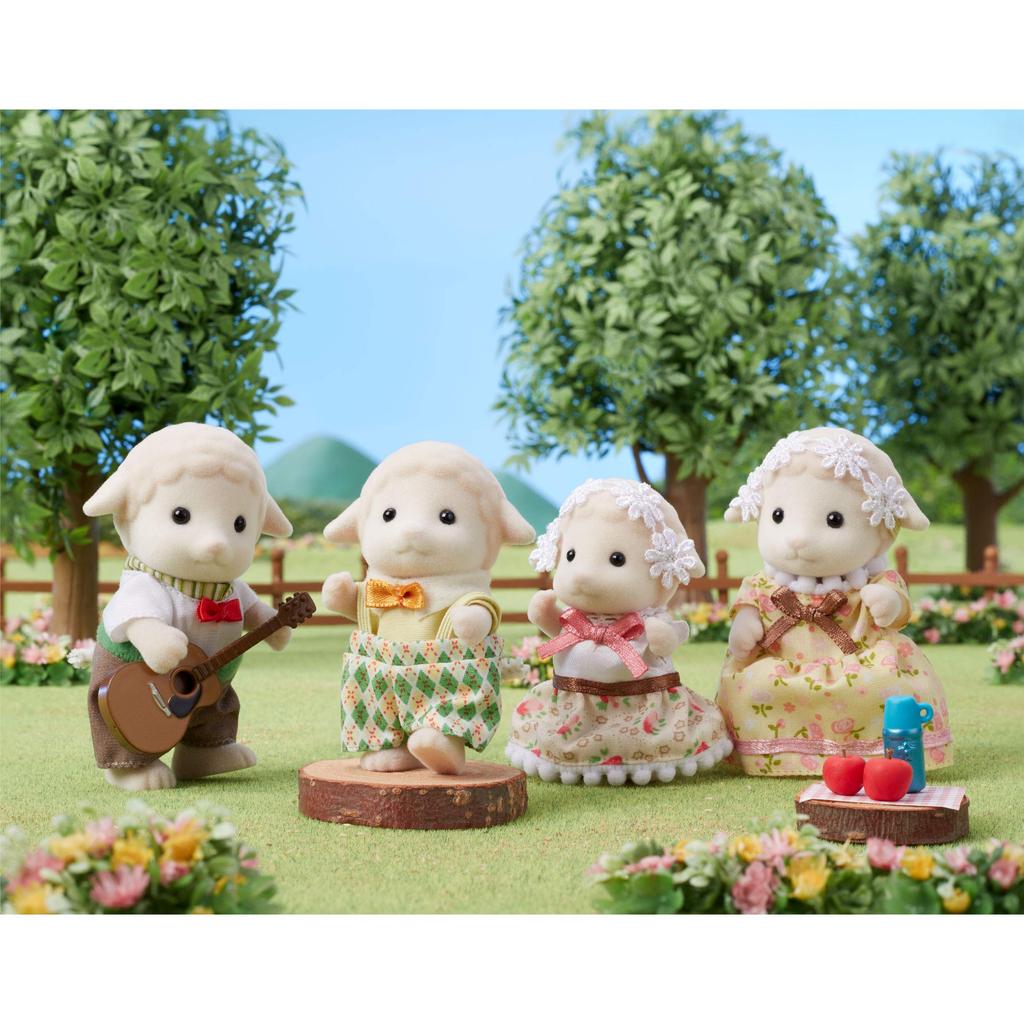 Кукла Sylvanian Families ST Mark Сертификация Возраст Игрушка Кукольный домик Sylvanian Families EPOCH [Семейство Овец] FS-42 3+