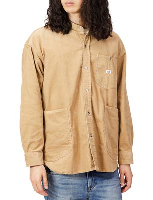 Lee Official OUTDOORS Рубашка размера L с большим карманом, мужская, LM8609-614, бежевая,