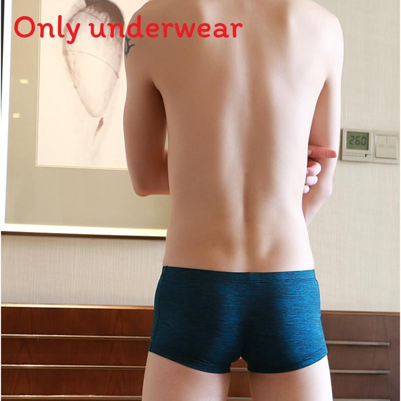 Сексуальные мужские трусы с выпуклым мешочком, боксеры-плавки, нижнее белье