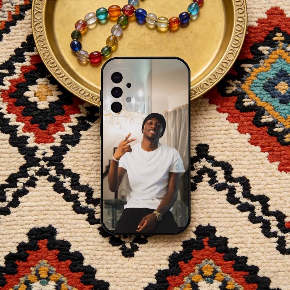 Rapper T-Tiakola BDLM Phone Case For Samsung S25,24,23,22,30,21,10,9,Ultra,Plus,FE 5G Black Soft Case