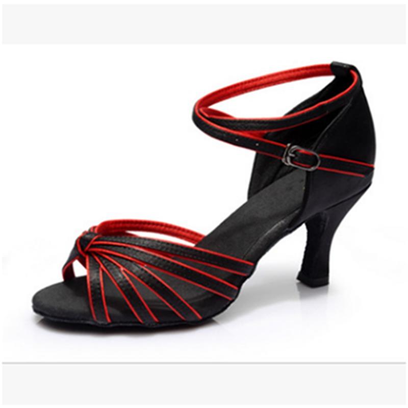 Модные женские туфли для бальных танцев, танго, латиноамериканские танцевальные туфли, туфли на среднем каблуке для вечеринок