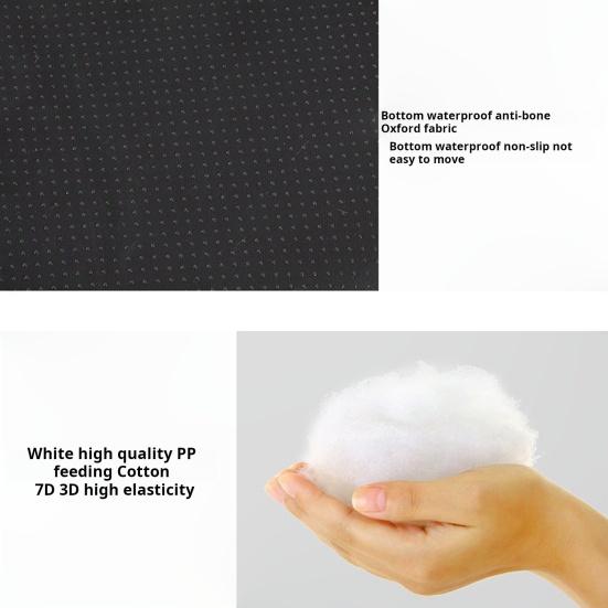 Юшэн Круглое Кошачье Гнездо-Пончик Противоскользящая Уютная Кровать для Питомцев Плюшевая Мягкая Подушка-Кровать для Кошек Успокаивающее Теплое Гнездо для Маленьких Собак Кошек