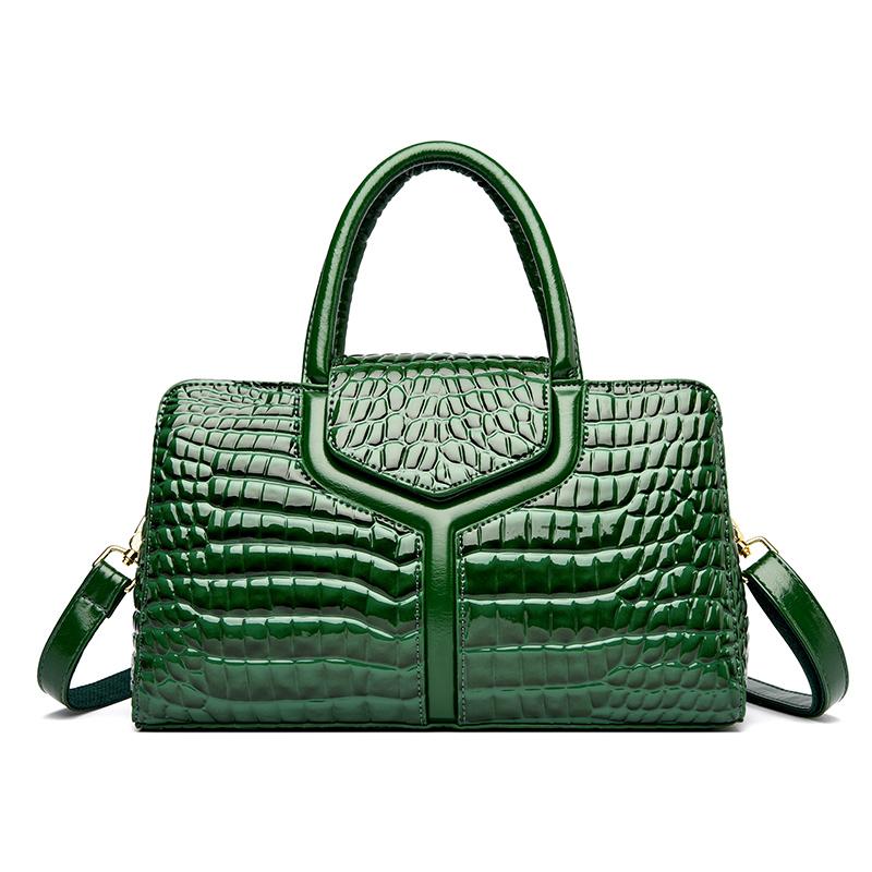 Fashion Crocodile Pattern Women Luxury PU Leather Handbag Female Design Shoulder Messenger Bag Large capacity Casual Ladies Tote