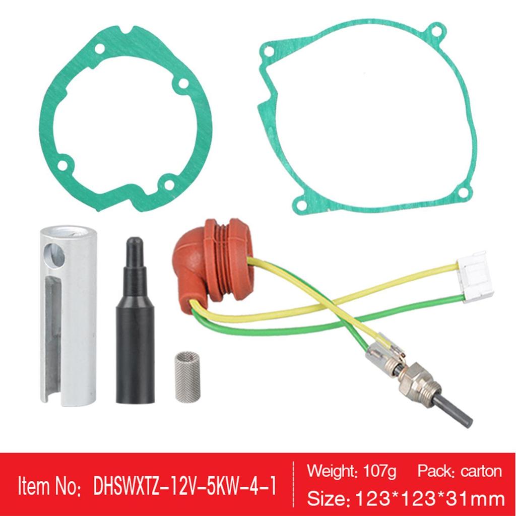 Glow Plug Repair Kit Sturdy Vehicle Gasket for 12V 5kW Parking Heater