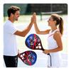 Lightweight ABSGlass Fiber Paddle Pickleball Training Outdoor Sports Adult Single Racket Hard Frame Blue Red