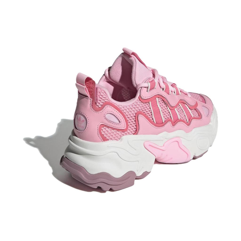 Adidas Originals Ozthemis Fabric Comfortable Versatile Shock Absorbing Lightweight Low Top Dad Shoes Women Sneaker Pink IH0839